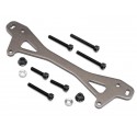 HPI BAJA 5B REAR SHOCK MOUNT PLATE A (GUNMETAL/+12mm)