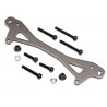 HPI BAJA 5B REAR SHOCK MOUNT PLATE A (GUNMETAL/+12mm)