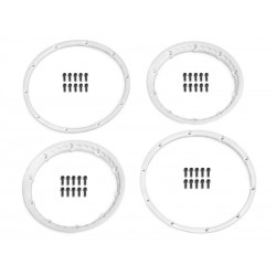 HPI BAJA 5B HEAVY DUTY WHEEL BEAD LOCK RINGS (WHITE/2pcs)