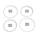 HPI BAJA 5B HEAVY DUTY WHEEL BEAD LOCK RINGS (WHITE/2pcs)