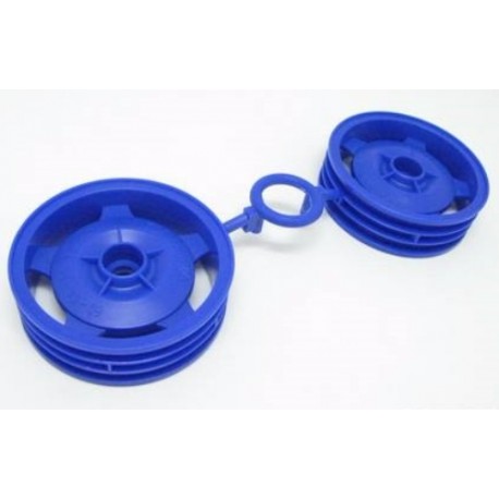 2WD BUGGY  FRONT STAR-DISH WHEELS (BLUE)
