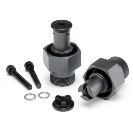 HPI BAJA 5B 24mm HD FRONT HEX HUB (GUNMETAL/2pcs)