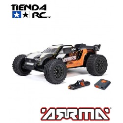 ARRMA 1/10 VORTEKS MEGA 550 2WD Stadium Truck RTR, Naranja