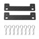 TAMIYA Carbon Fiber Front Rear Body Mount Crossmember Invisible Body Mount Post