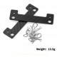 TAMIYA Carbon Fiber Front Rear Body Mount Crossmember Invisible Body Mount Post