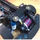 TAMIYA Carbon Fiber Front Rear Body Mount Crossmember Invisible Body Mount Post