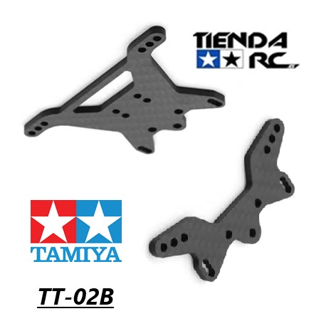 TT02B Carbon Fiber Front and Rear Shock Tower Plate