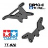 TT02B Carbon Fiber Front and Rear Shock Tower Plate