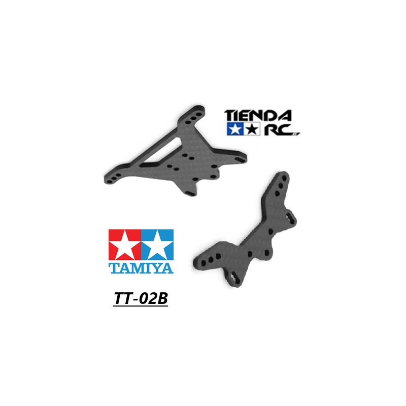 GPM TT2028 ALLOY FRONT/REAR DAMPER PLATE RC 1/10 TAMIYA TT02 TT-02 Touring Car e