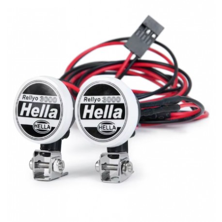 AUSTAR FAROS RALLY RC HELLA 3000 LED (SOPORTES METAL)
