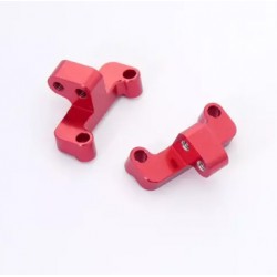 HOBBYTECH Aluminum rear tie rod supports (RH)