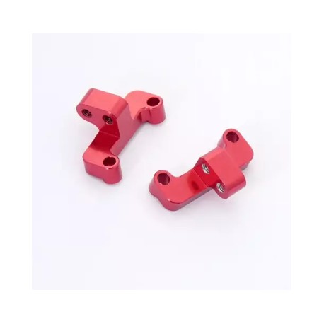 HOBBYTECH Aluminum rear tie rod supports (RH)
