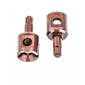 HOBBYTECH Lightened front or rear diff nut in hard-treated steel