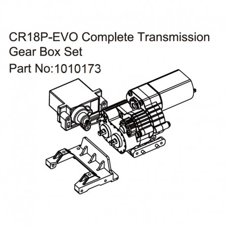 ABSIMA Gear Box Harv./RV - EVO 1:18