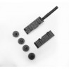 ABSIMA Skid Plate & Hex Wheel Set - GOAT 1010204