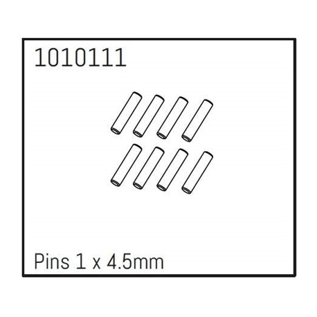 ABSIMA Pins 1 x 4.5mm - PRO Crawler 1:18 8un