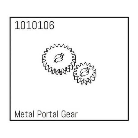 ABSIMA Metal Portal Gears - PRO Crawler 1:18