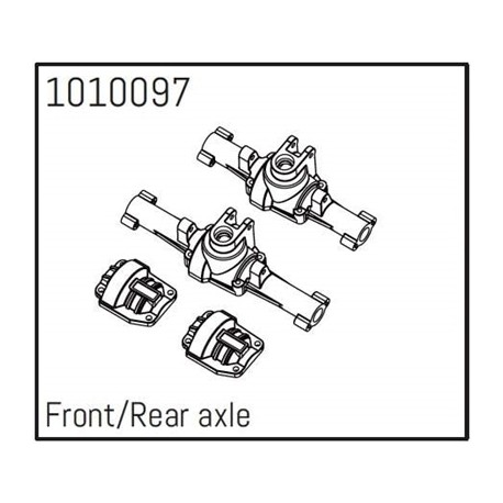 ABSIMA Front/Rear Axle Set - PRO Crawler 1:18