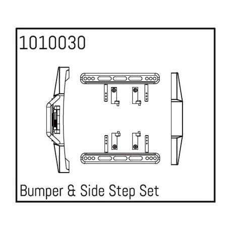 ABSIMA Bumper & Side Step Set
