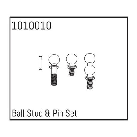 ABSIMA Ball Stud & Pin Set