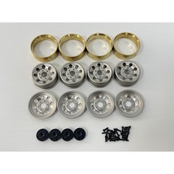 ABSIMAA 1.2"" Steel Bead Lock Wheels - silver (4) 1010141