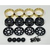 ABSIMA 1.2"" Steel Bead Lock Wheels - black (4) 1010142