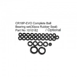 ABSIMA CR18P-EVO Complete Ball Bearing Set ( 30pcs Rubber Seal ) 1010182
