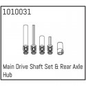 ABSIMA Main Drive Shaft Set & Rear Axle Hub