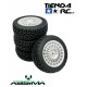 ABSIMA 1:10 Wheel Set ""Rallye Street Design"" white (4)