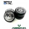 ABSIMA 1:10 Drift Wheel Set "The Pimp" chrome (4)