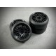 ABSIMA 1:10 Drift Wheel Set ""The Pimp"" black (4)