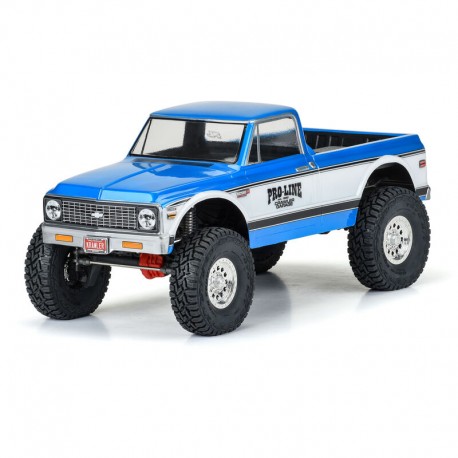 PROLINE 1/10 1972 Chevy K-10 Clear Body 12.3" Wheelbase Crawlers