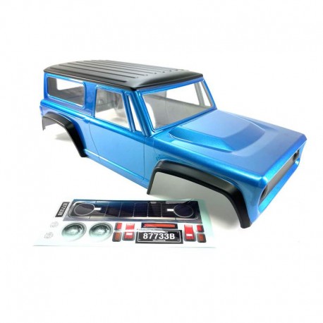 ABSIMA PC Crawler Body "Bronco Style" Met.-Blue (313mm)