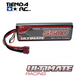 ULTIMATE LiPo BATTERY HV STICK HC 7.6v. 5500 mAh 60C T-DEAN