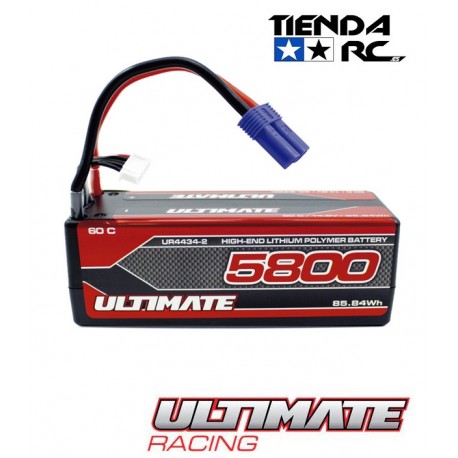 ULTIMATE 14.8v. 5800 mAh 60C LiPo BATTERY STICK HC PACK EC5 (ARRMA)