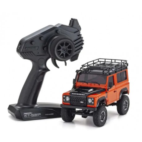 KYOSHO MINI-Z 4x4 Land Rover Defender 90 Adventure Phoenix Orange 