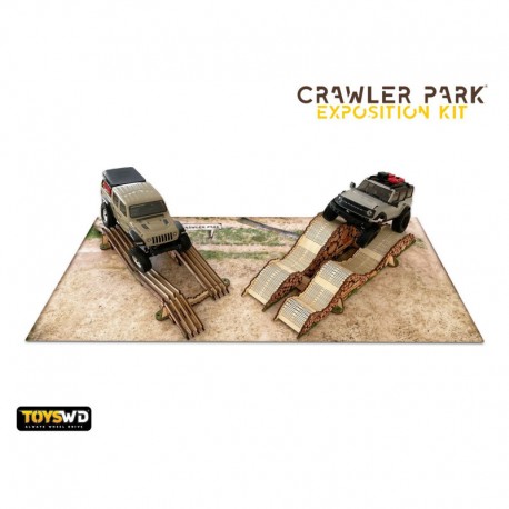 Crawler Park Exhibition Kit with 2 Obstacles