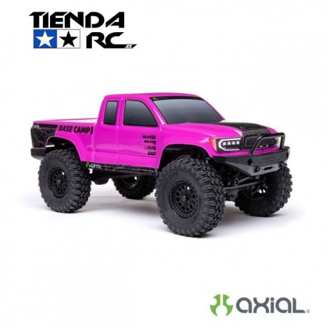 AXIAL SCX24 Base Camp 1/24 4WD Rock Crawler RTR Pink