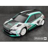 Bittydesign SKODA Fabia RS Rally2 1/10 190mm rally clear body, LightWeight 0,8mm (wing included)