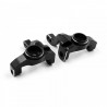 YEAH RACING ALUMINUM 7075 FRONT STEERING KNUCKLES BLACK FOR TAMIYA XV-01 XV-02