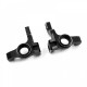YEAH RACING ALUMINUM 7075 FRONT STEERING KNUCKLES BLACK FOR TAMIYA XV-01 XV-02