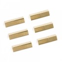 Yeah Racing Chassis Weight Brass Balancer 6pcs For Kyosho Mini-Z MR03