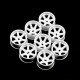 Yeah Racing Plastic Wide Rim Set 11mm (Offset 0 +1 +2 +3) White For 1/28 AWD Mini-Z