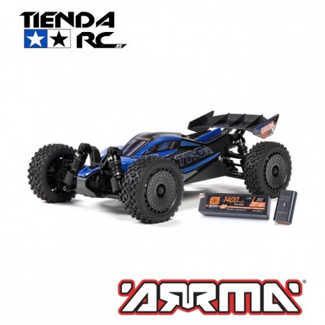 ARRMA 1/18 Typhon Grom BLX 4WD Buggy Brushless RTR Blue