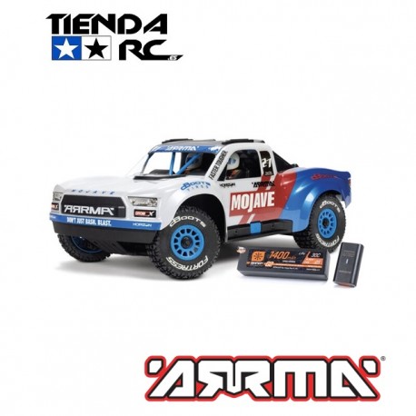 ARRMA 1/18 Mojave Grom BLX 4WD DT Brushless RTR Azul/Blanco