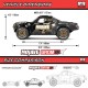 ARRMA 1/18 Mojave Grom BLX 4WD DT Brushless RTR Negro (s/Bateria)