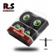 RS RC Tyres S3 & Alu Wheels 1,0 Beadlock 1/24 (Green)