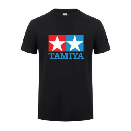 T-SHIRT TAMIYA LOGO BLACK (L)