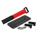 Carbon Fiber Battery Tray with Straps for 1/10 RC Crawler