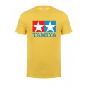 T-SHIRT TAMIYA LOGO YELLOW (M)